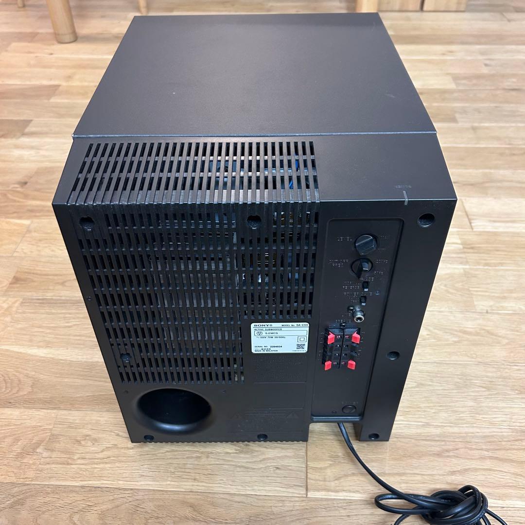 【美品】SONY SA-CS9 サブウーファー高音質重低音 10インチ