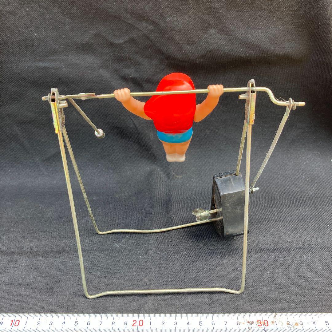 当時物　体操少年　セルロイドゼンマイ　完動