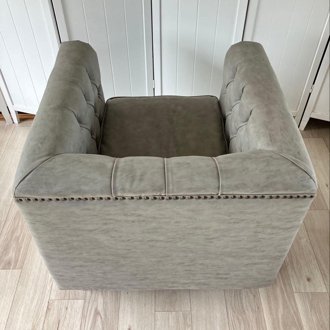 最終値下げ！VINCENT ヴィンセント ソファ1人掛け クラシック グレー