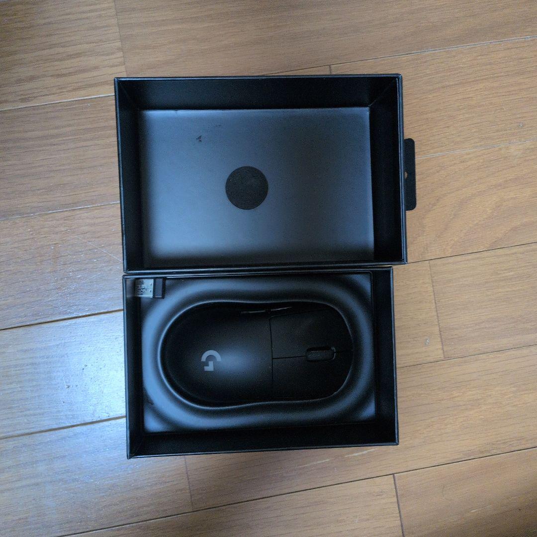 Logitech PRO ブラックワイヤレスマウス 本体