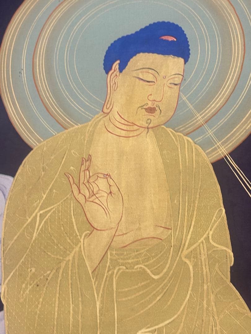 ともや専用　仏画 阿弥陀三尊来迎図 仏像