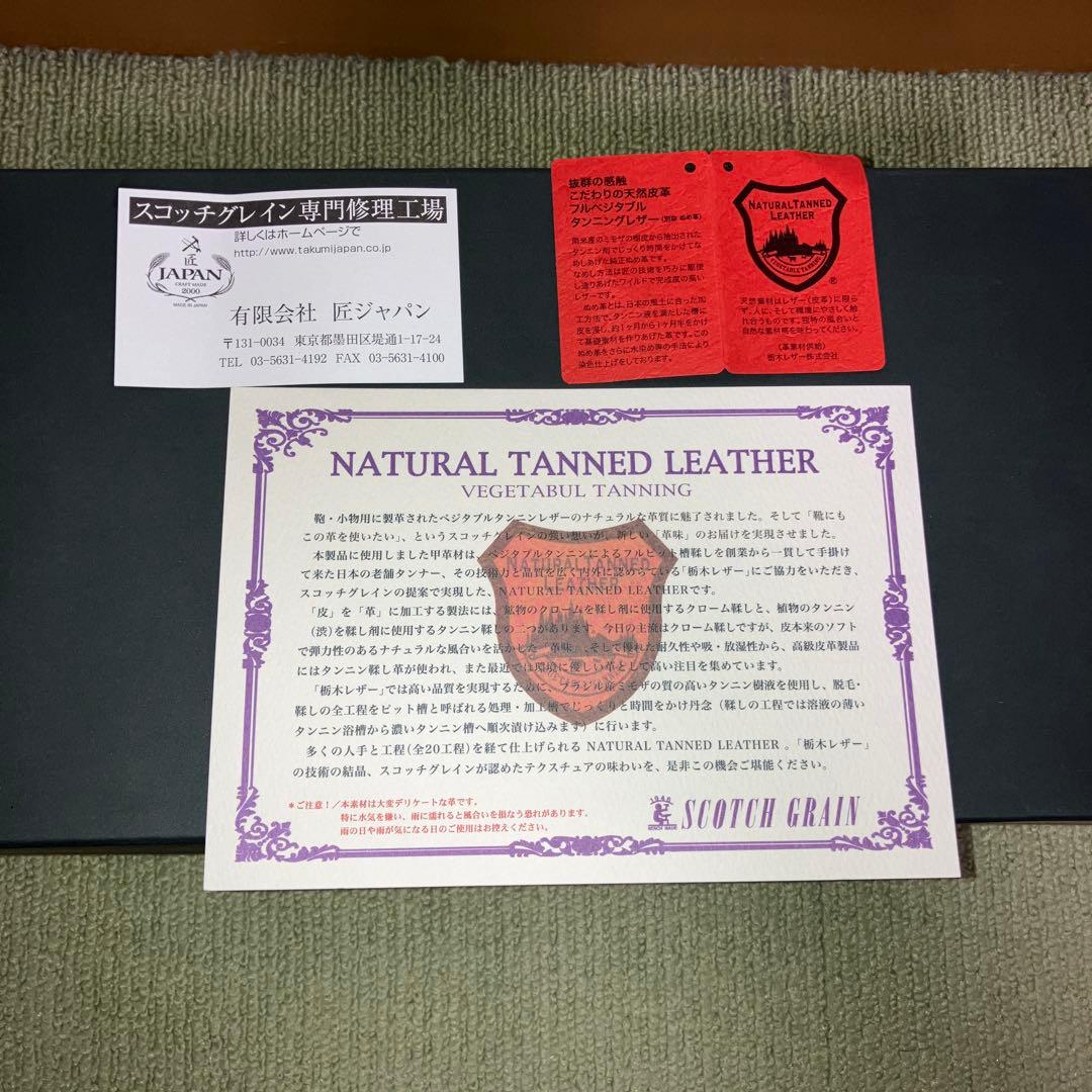スコッチグレイン　ブリックカジュアル　ブラウン　26cm EEE 栃木レザー