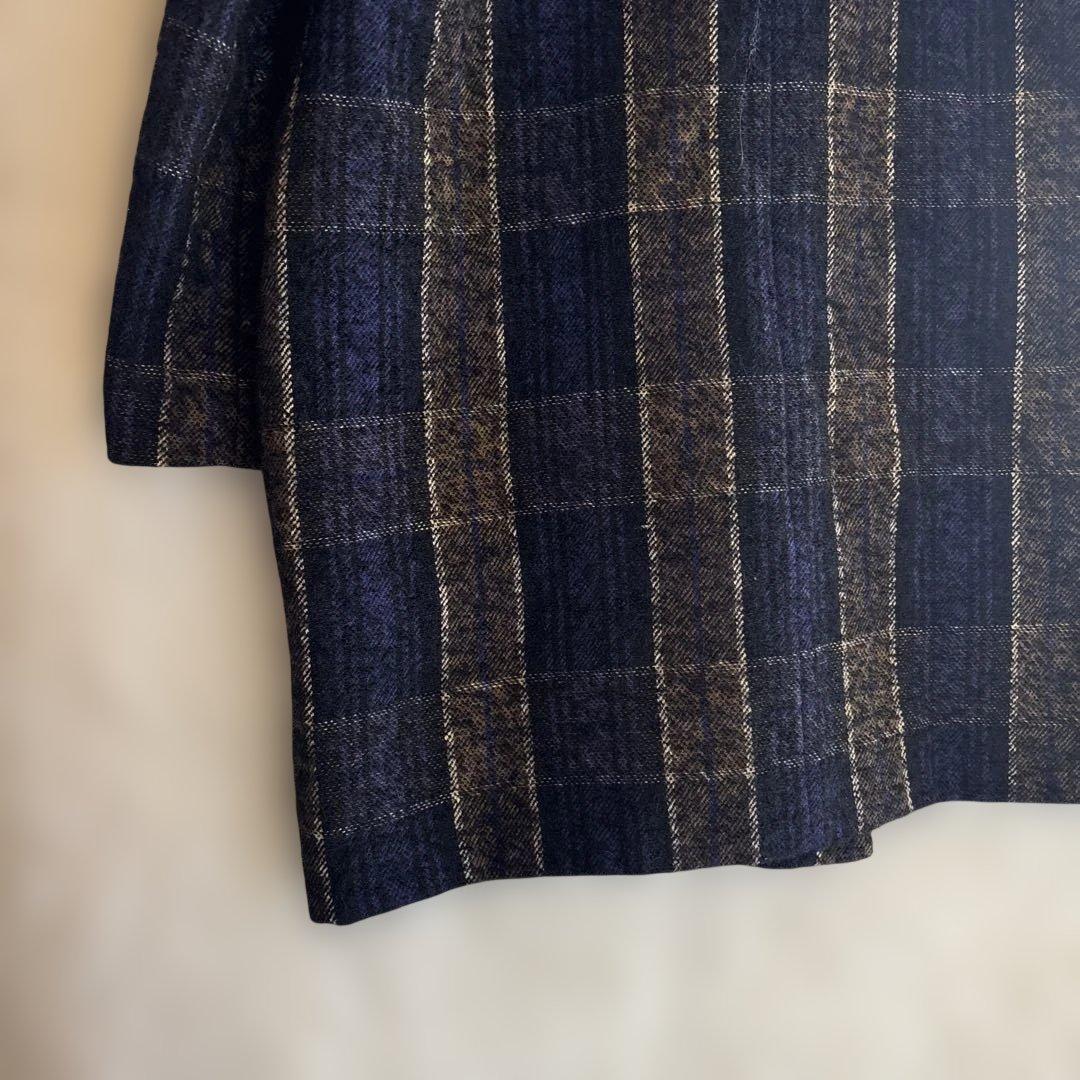 【BEATING HEART】ツイードコート　ウール　モヘヤ　アルパカ混　日本製