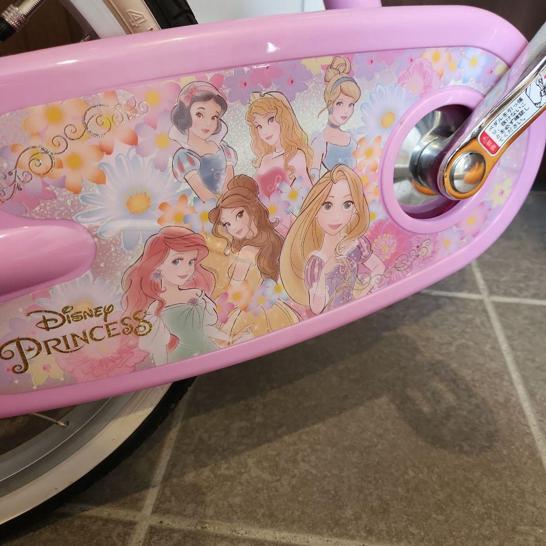 ☆りす☆【美品】ディズニープリンセス 子供用自転車　18インチ