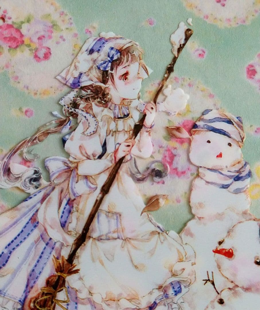 ✩のこり１✩J898＃森女卷(PET)田小宝切り売り海外人物マステ女の子