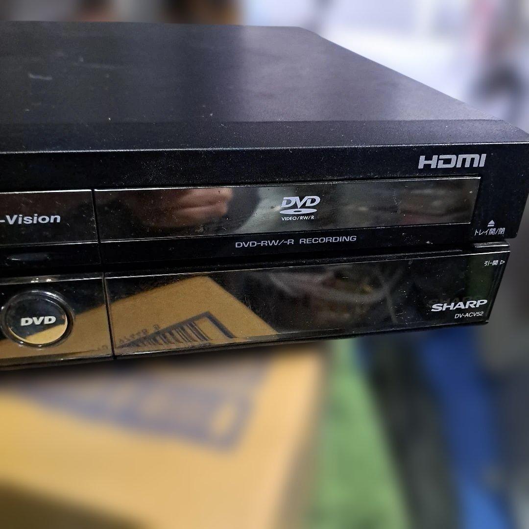 SHARP HDD-DVD-ビデオ体型レコーダー DV-ACV52　A