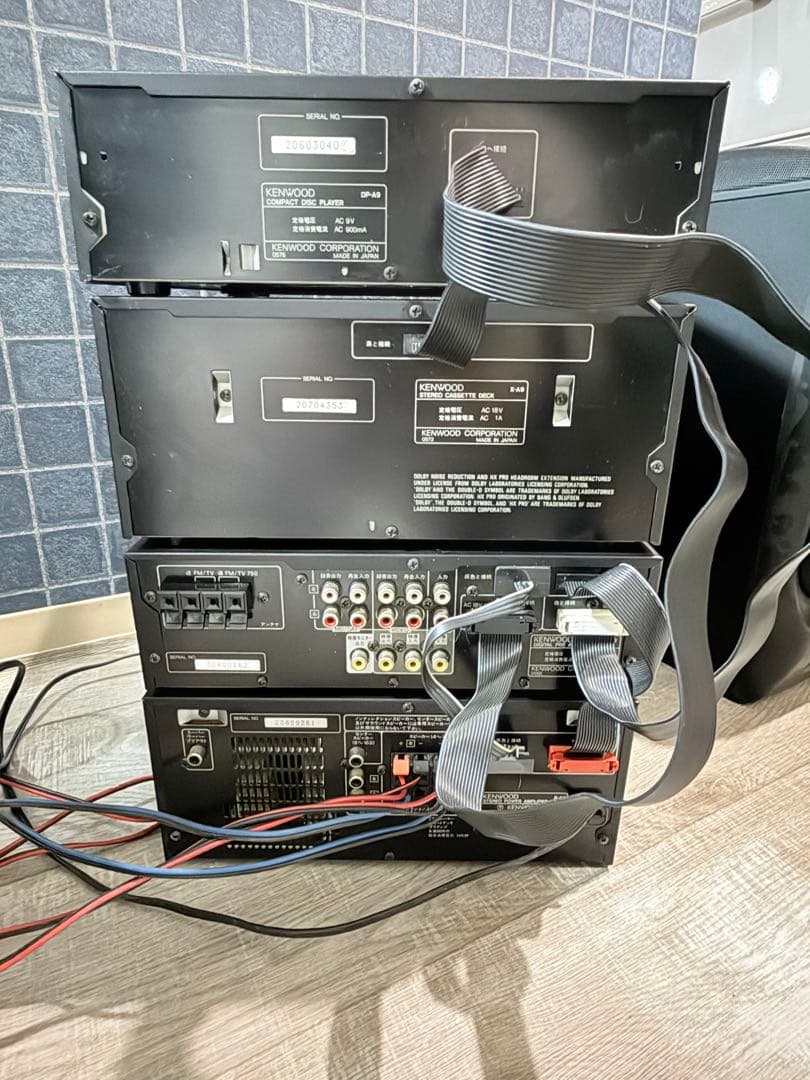 希少 KENWOOD ROXY A9 本体 4段セット 専用箱付 (1/2)