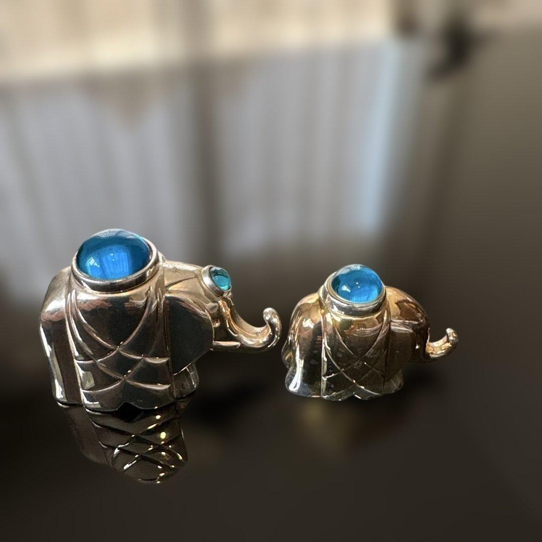 【激レア】✨CHRISTOFLE✨クリストフル エレファント 象 置物　銀