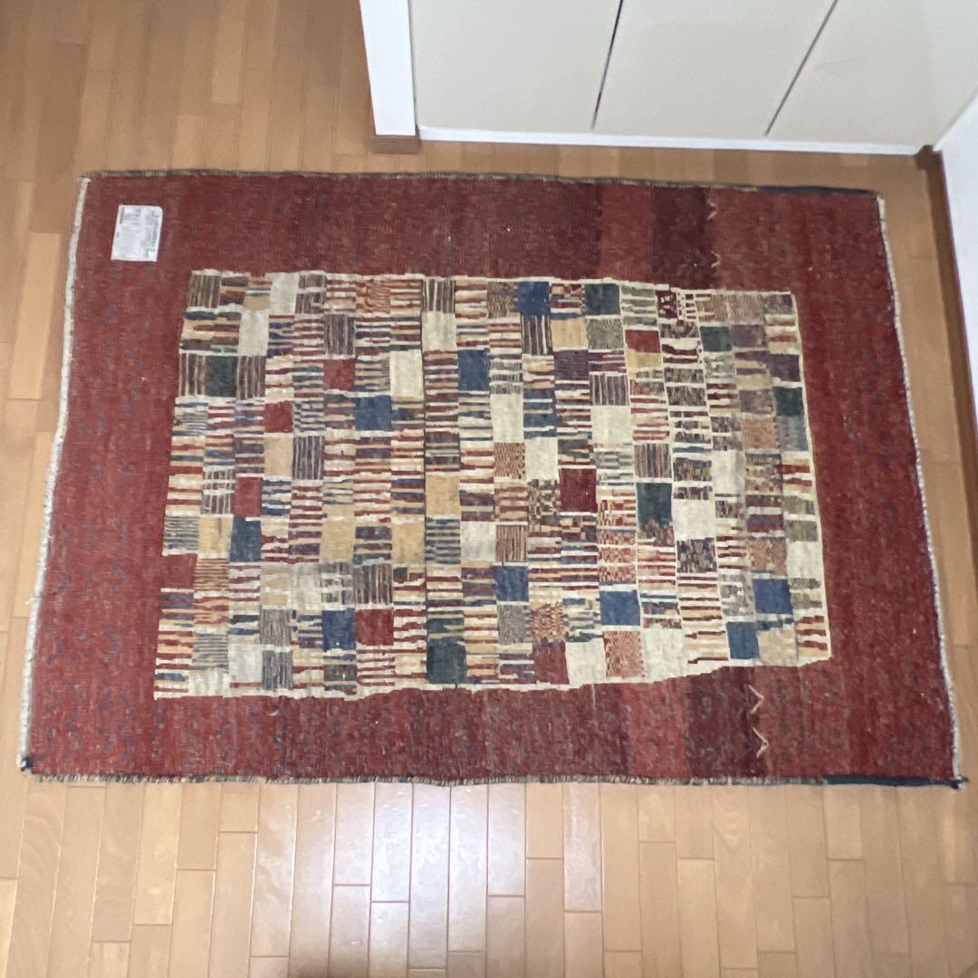 [絨毯]18:ZOLLANVARIゾランヴァリ ギャッベ 135×183cm 赤