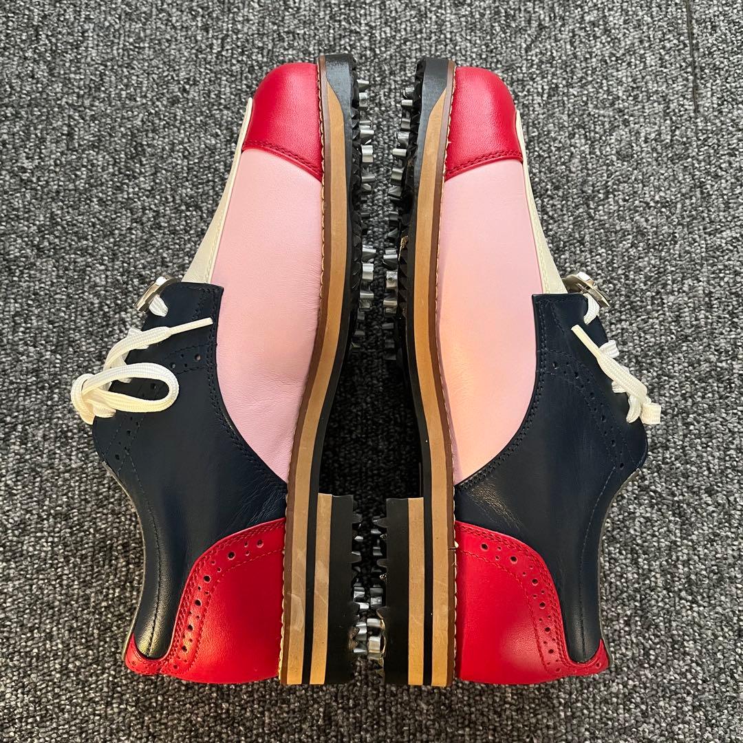 新品M.U SPORTS エムユースポーツ レディース　ゴルフシューズ23cm