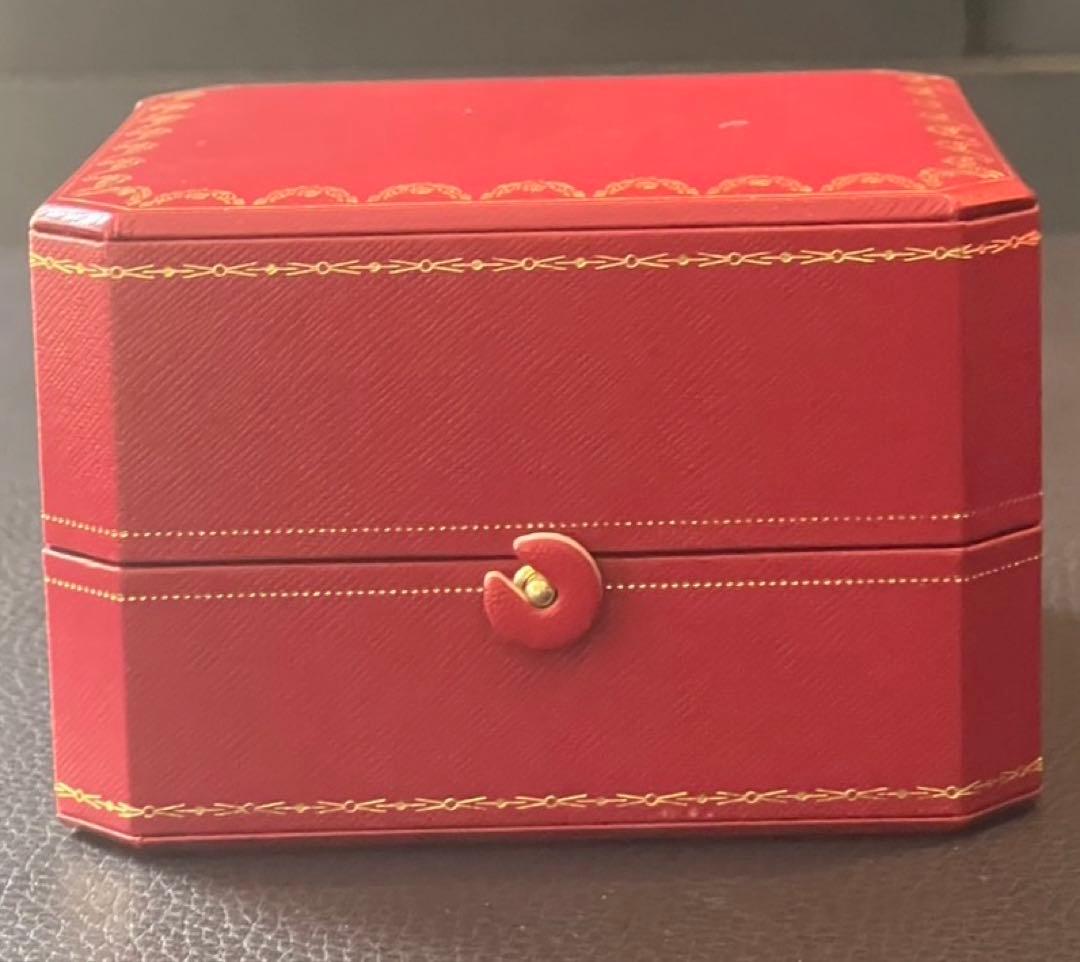 カルティエ　レッドレザー　ブレスレットボックス×ジュエリークリーナー