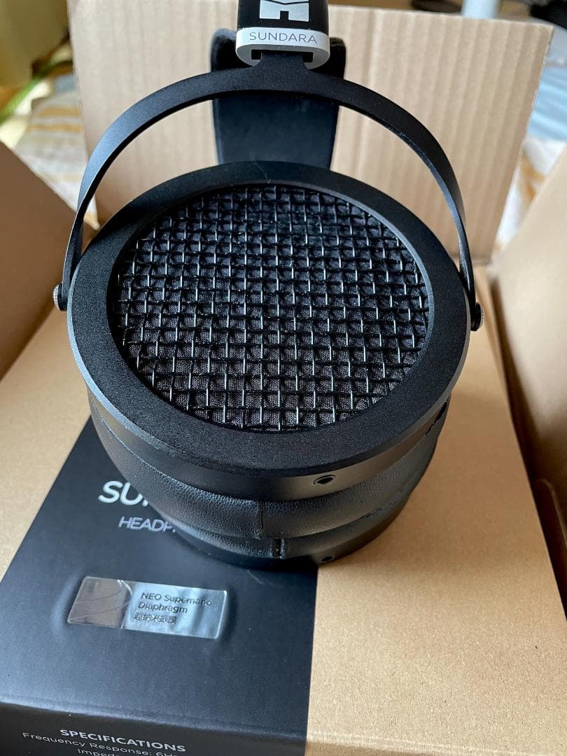 美品HIFIMAN SUNDARAヘッドフォン ＋オマケ⚠️→新品のイヤーパッド