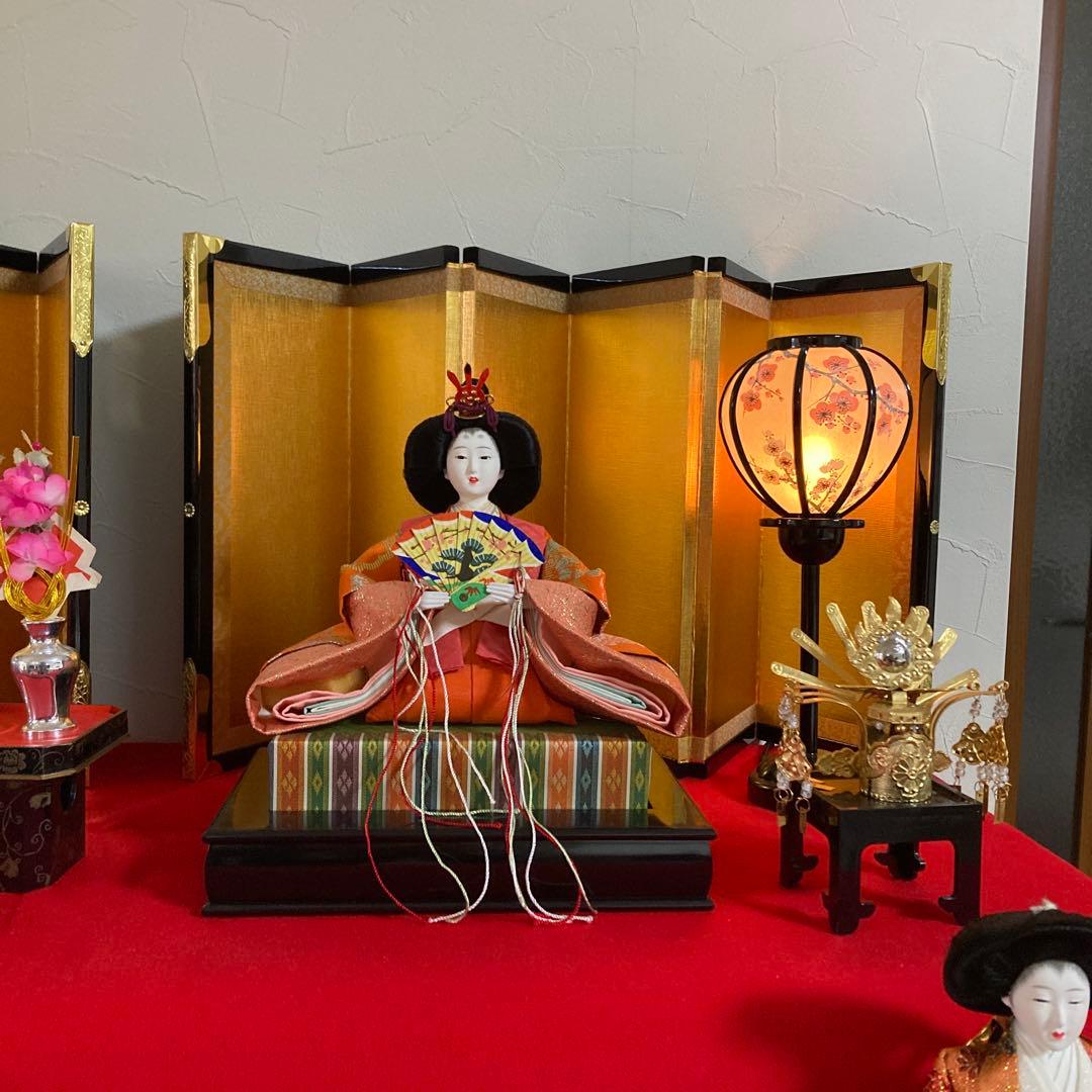 秀月 雛人形 日本人形 七段飾り 桃の節句 雛祭り セットNo.④