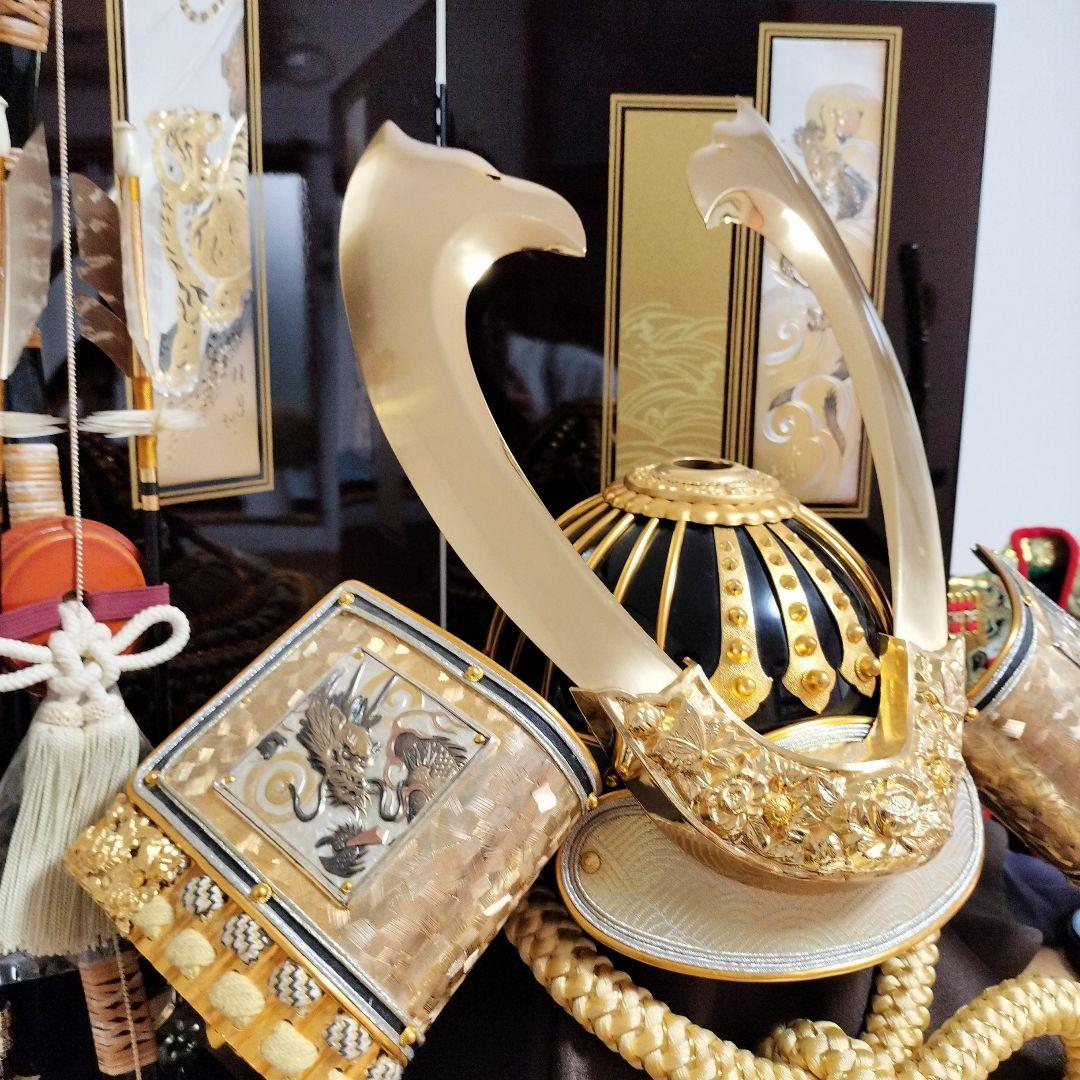 【海外】日本の伝統文化豪華な五月人形 武将の兜と鎧