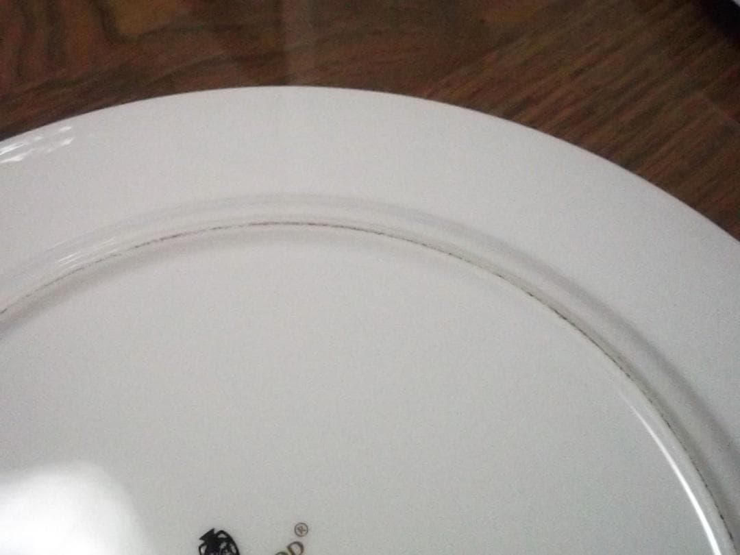  フローレンティーンターコイズ プレート皿 27cm 2枚セット