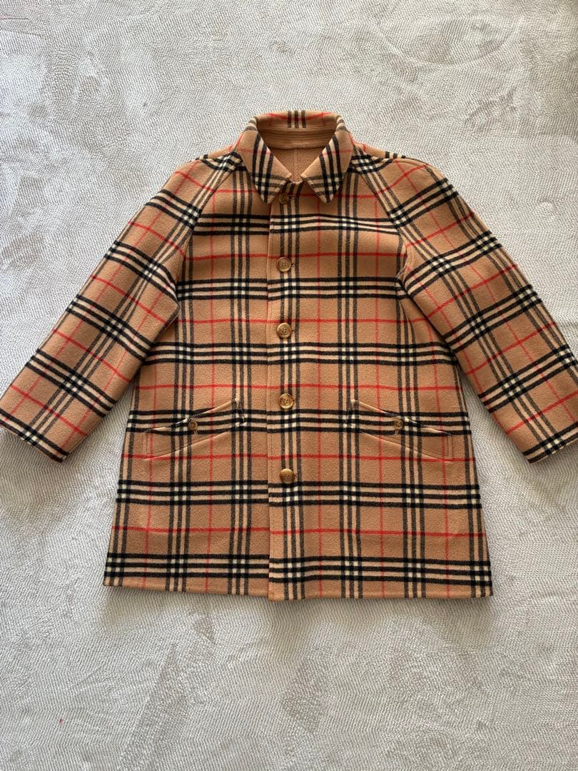 BURBERRY リバーシブル ウール コート