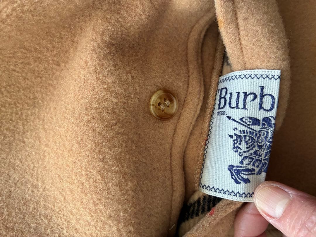 BURBERRY リバーシブル ウール コート