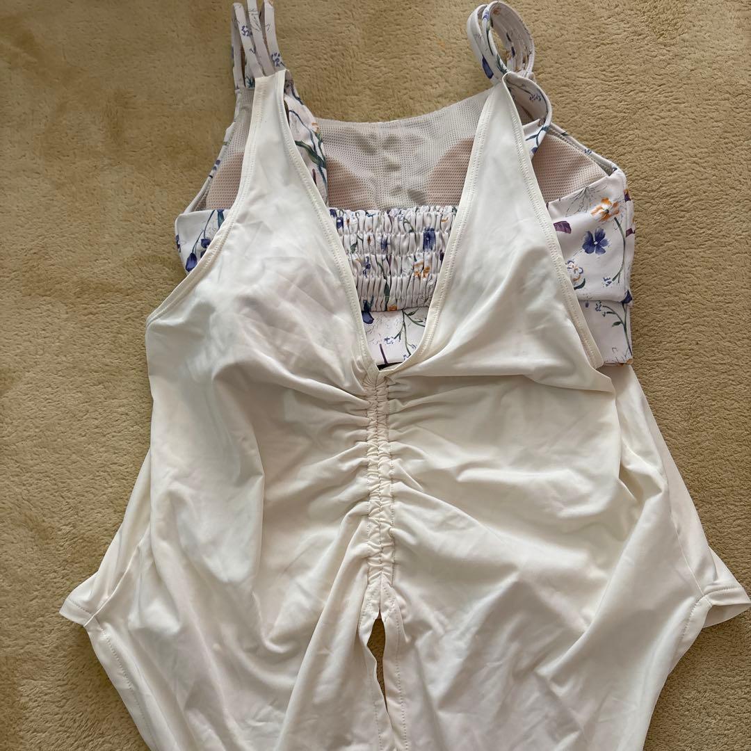 SUKALA★ボタニカルシャーリングレギンスカバータンク上下セットアップSサイズ