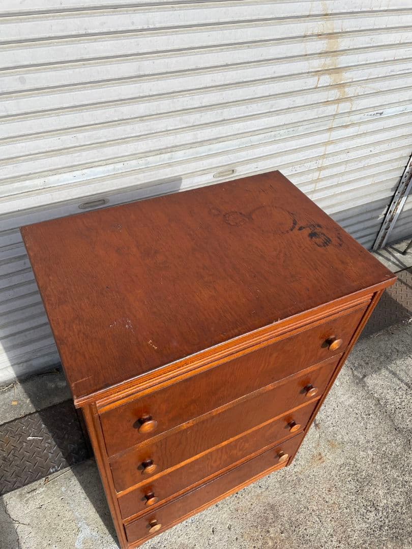 英国ヴィンテージ チェスト 木製 タンス 収納 引き出し アンティーク家具