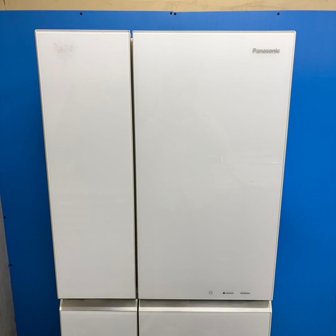 564 パナソニック　大型冷蔵庫　400L強　小型　家庭用　観音開き　自動製氷
