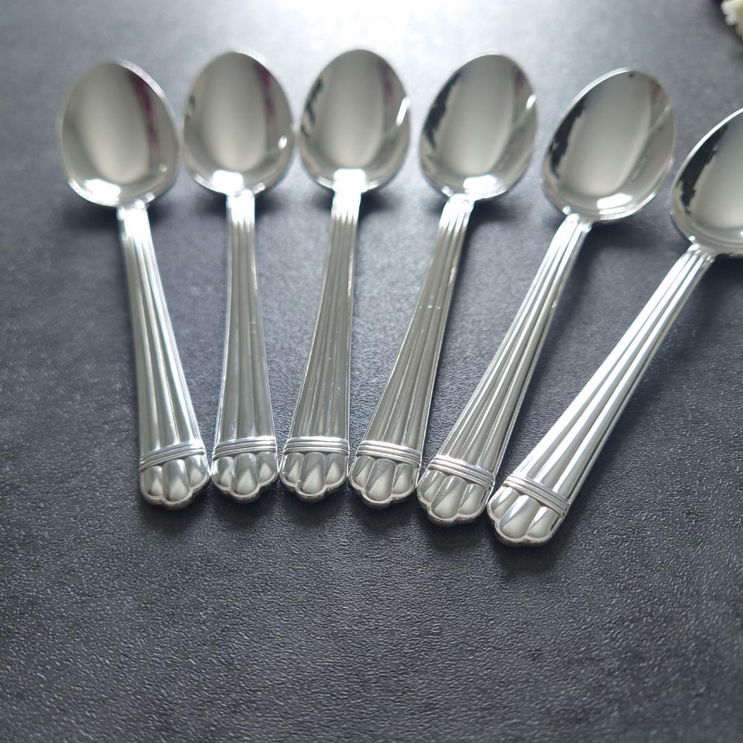 美品 クリストフル アリア コーヒースプーン 6点