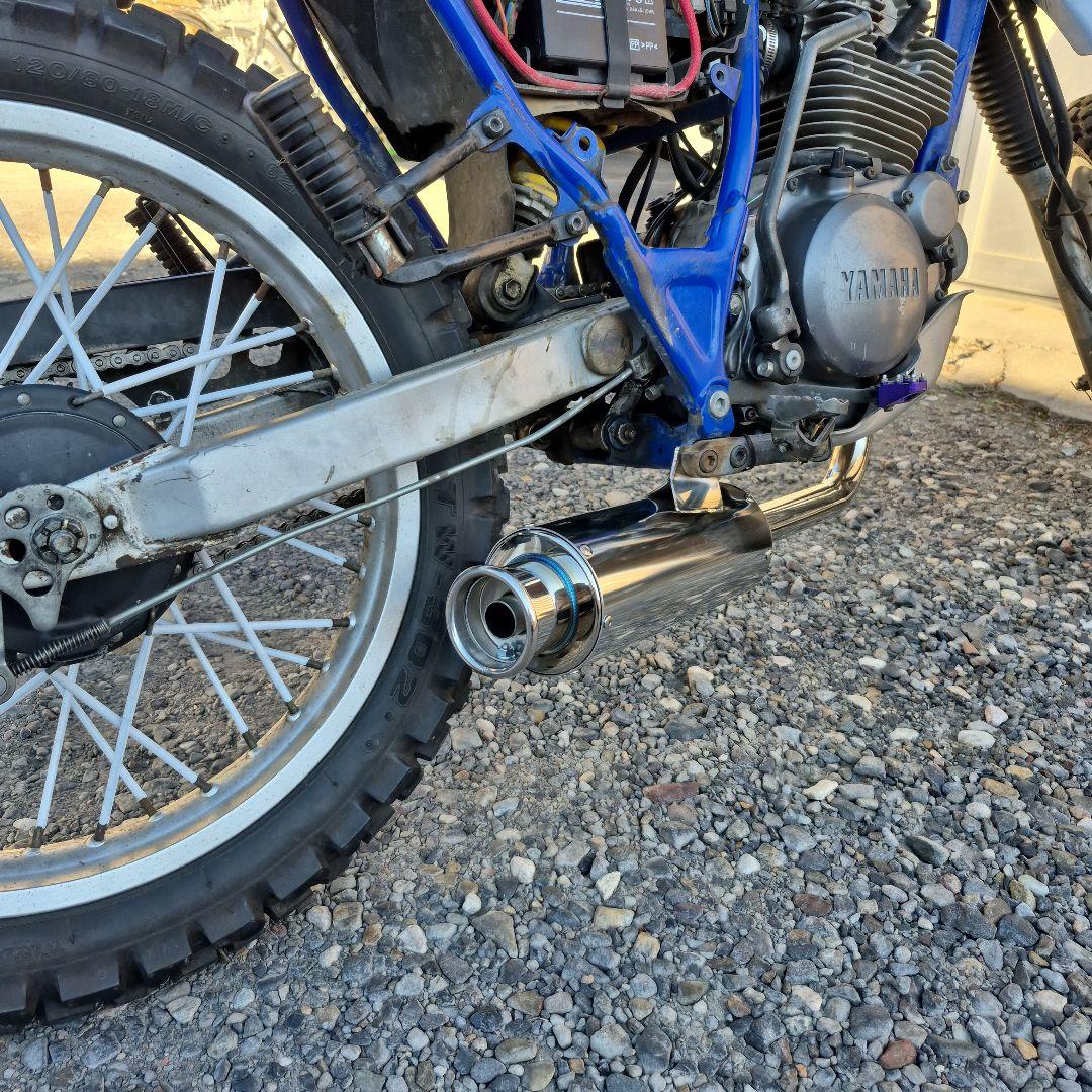ヤマハ TW200/225 バイクマフラー 100Φ砲弾マフラー ステンレス