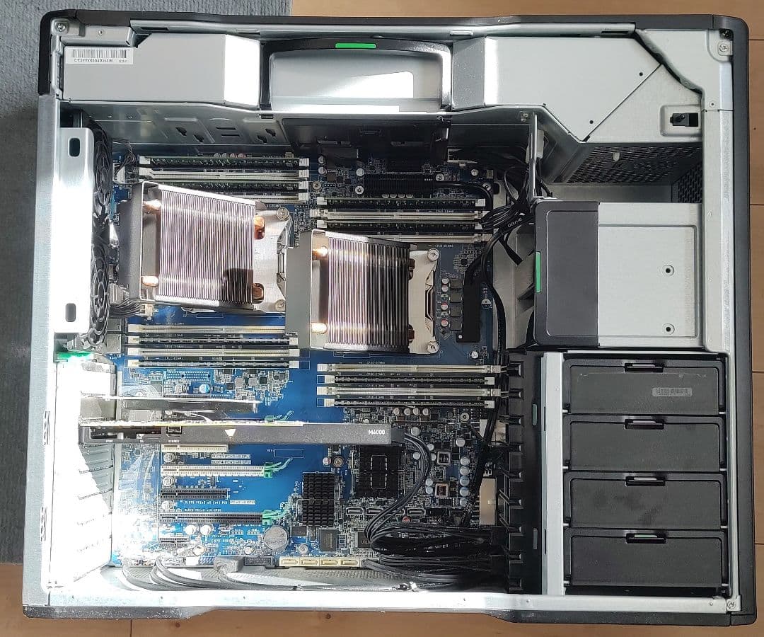 HP z840 メモリ 128GB SSD 1TB (NVme)　XeonE5