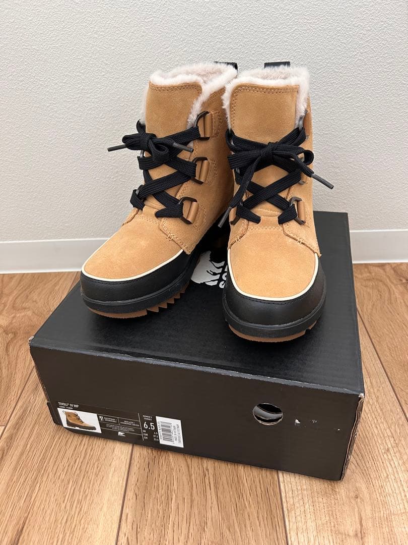 ■新品未使用品■ソレル／SOREL★ティボリIV★23.5㎝★curry★防水■