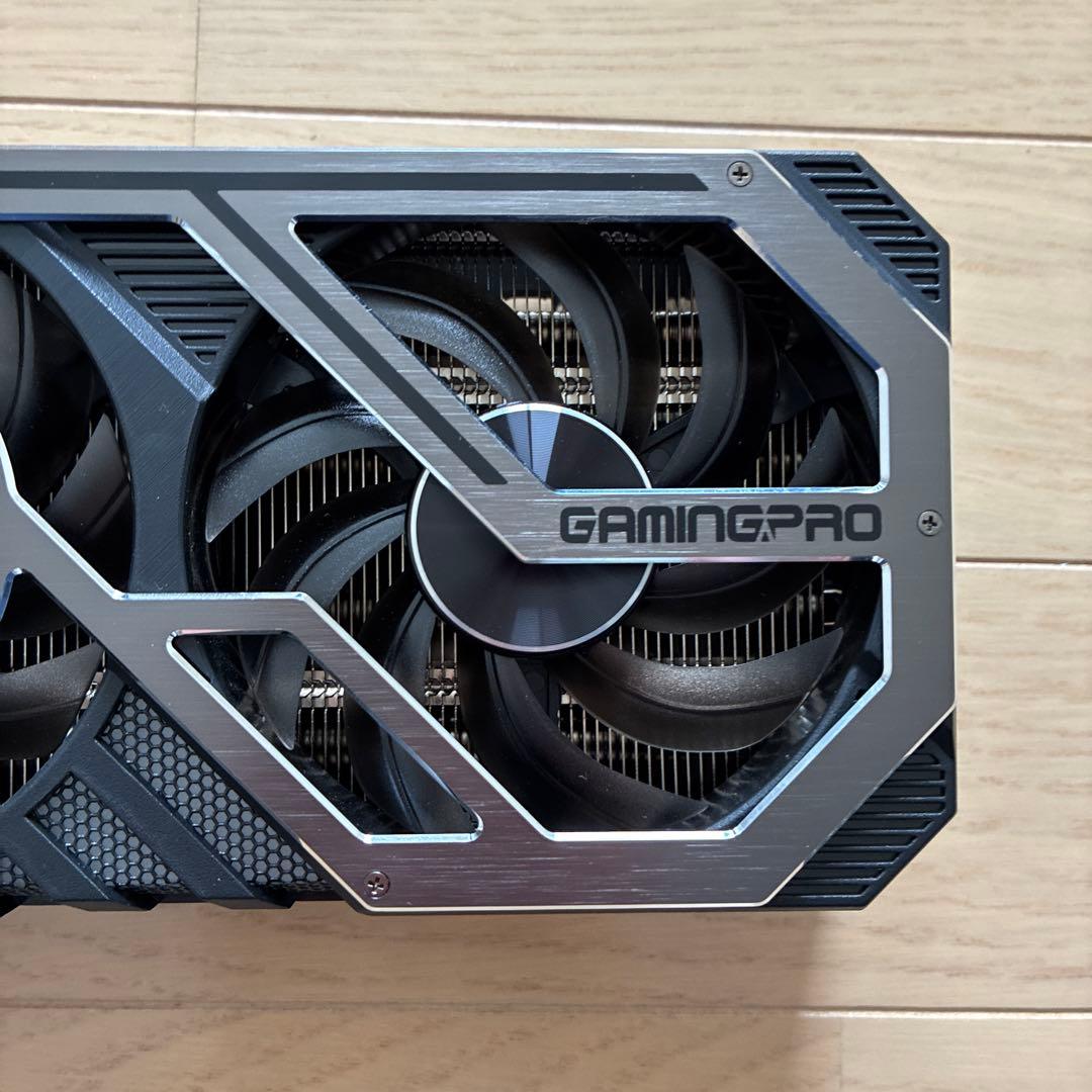 palit RTX 3090 ヒートシンク　ファン　バックプレート　LED 箱