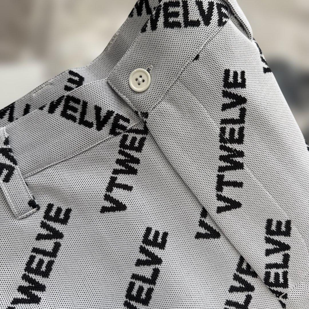 V12 VET PANTS ジャガードパンツ