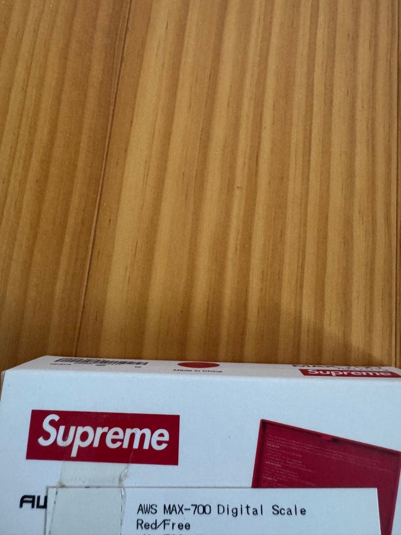 小物 Supreme AWS MAX-700 Digital Scale RED