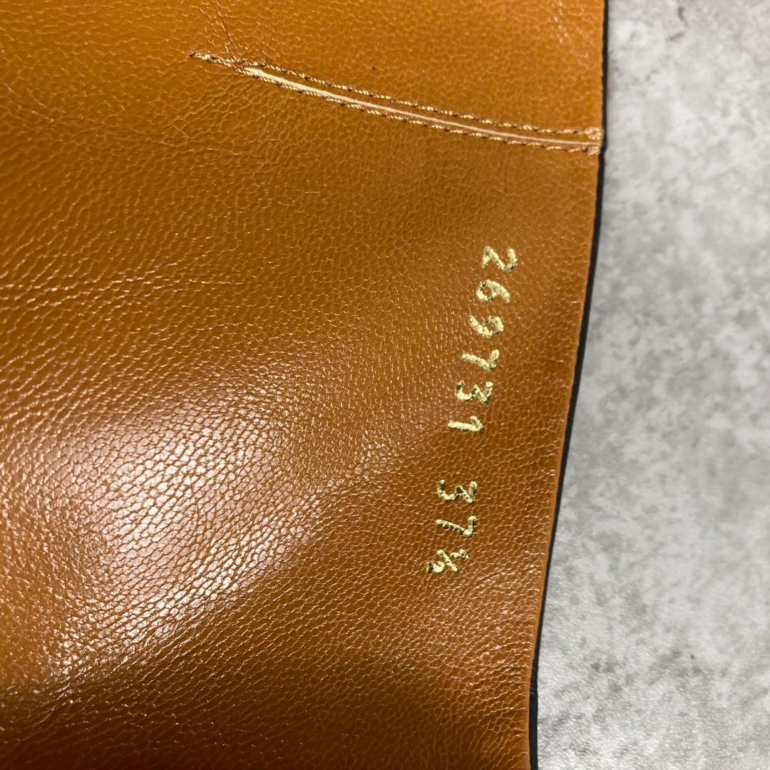 GUCCI グッチ　レザー　ロングブーツ　37.5 バンブー　フリンジ　チャーム