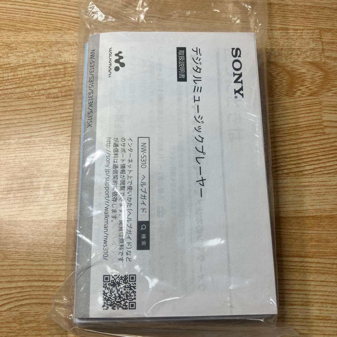 ポータブルプレーヤー SONY WALKMAN NW-S315 BLACK