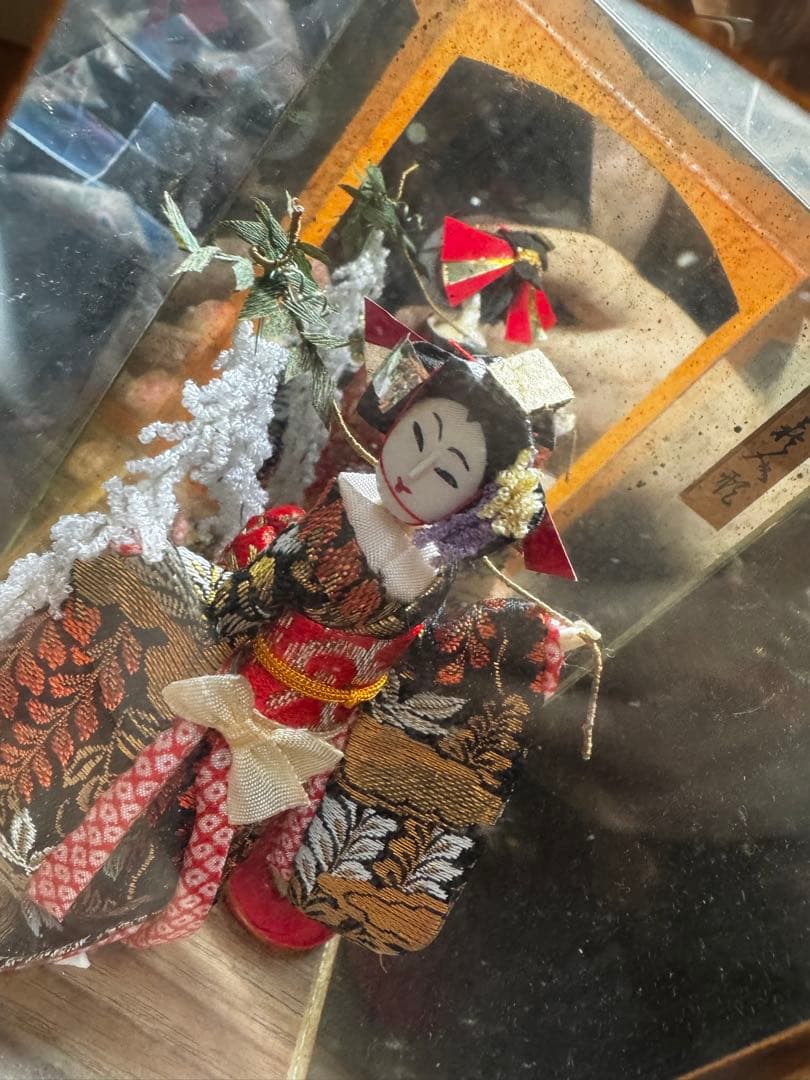 【江戸期 伝承人形｜硝子箱入り｜旧家から発見された一点物】