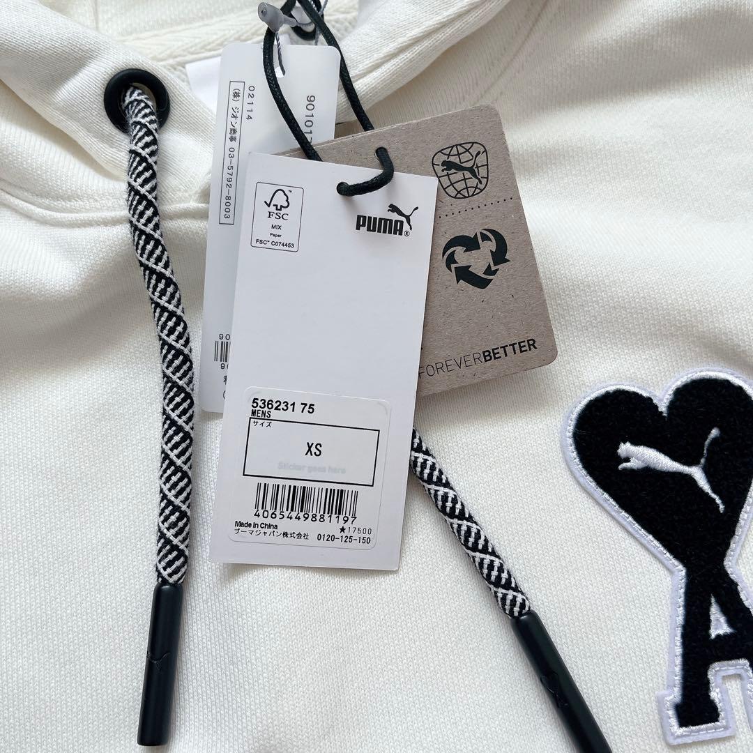 PUMA ami メンズ パーカー トレーナー フーディー 白 ホワイト 新品