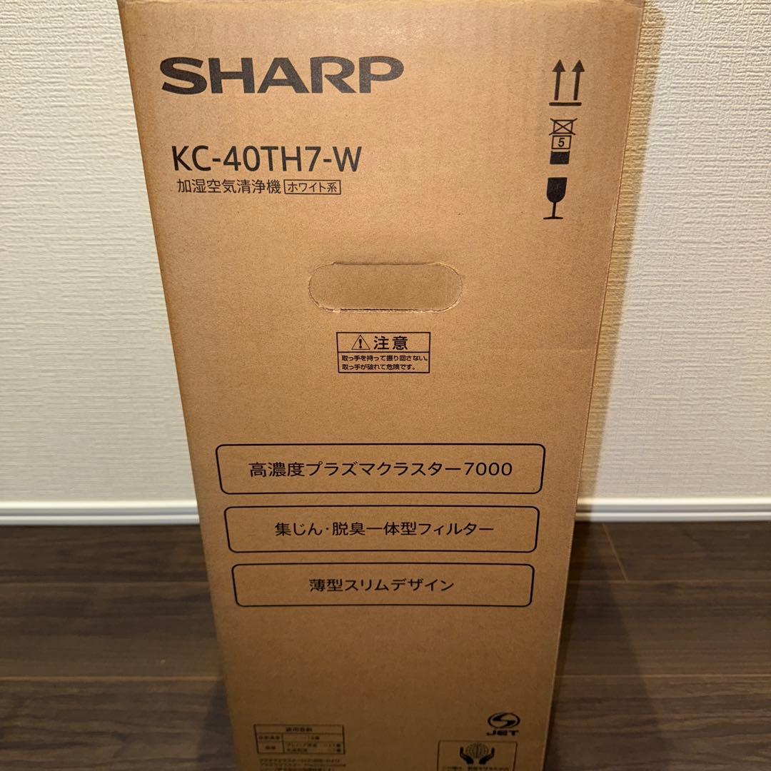 【SHARP】加湿空気清浄機 KC-40TH7-W ①