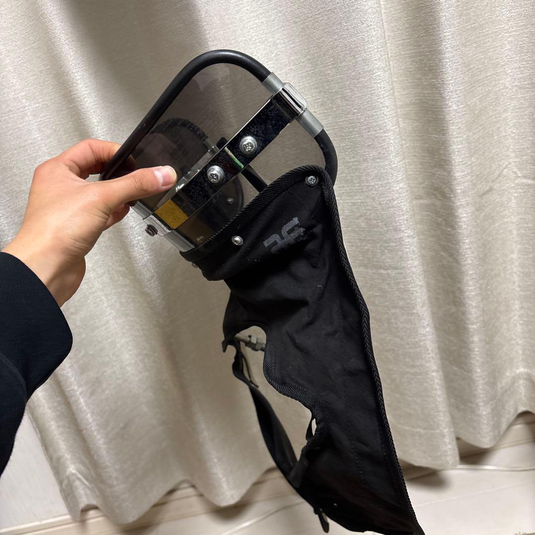 旭風防 短風防 黒