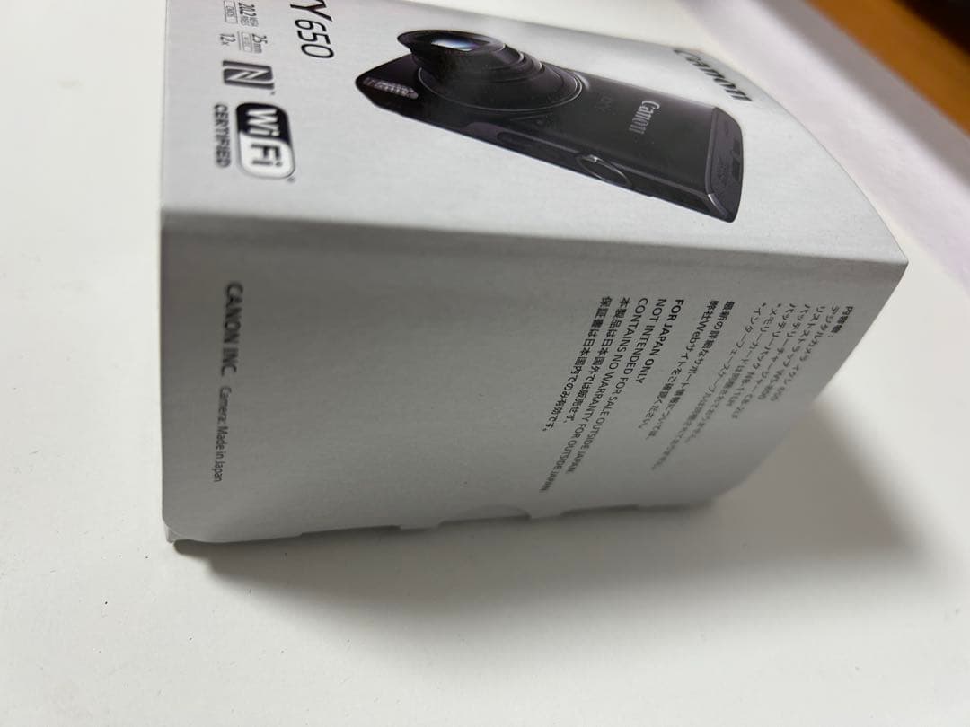 【新品未開封】Canon IXY650 コンパクトデジタルカメラ ブラック