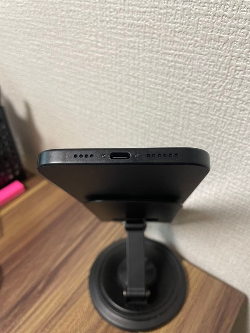 値下げ不可、バッテリー100% iPhone15 Plus ブラック 128GB