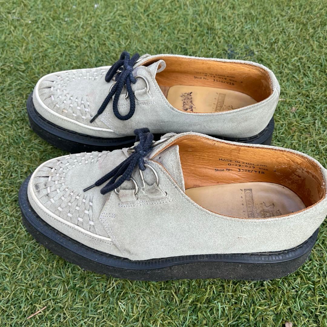 E COX／ジョージコックス／ラバーソール／イングランド製／3588