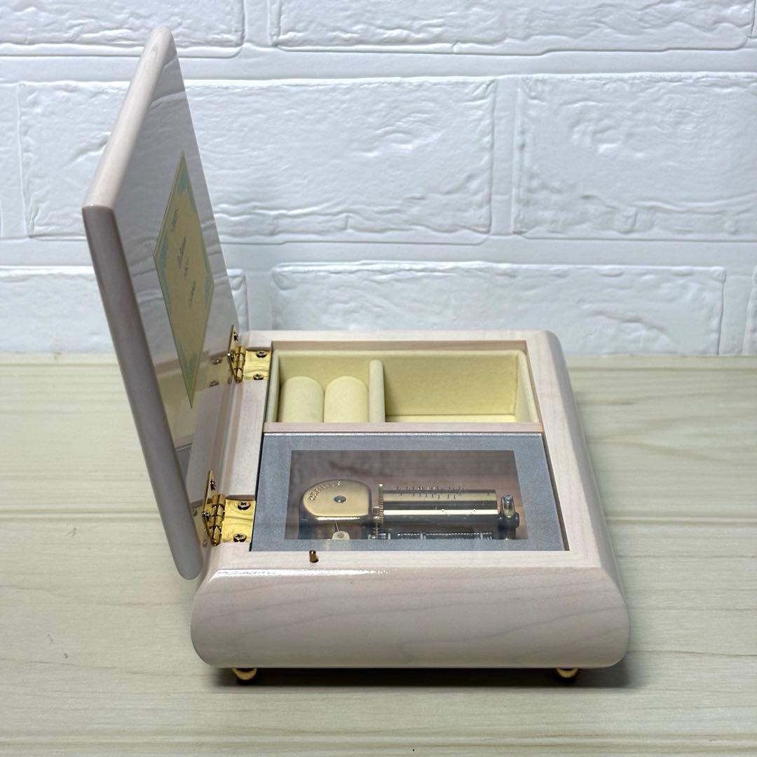 【美品】ウッドニー 30弁 オルゴール ミーティス ホワイト WOODNY