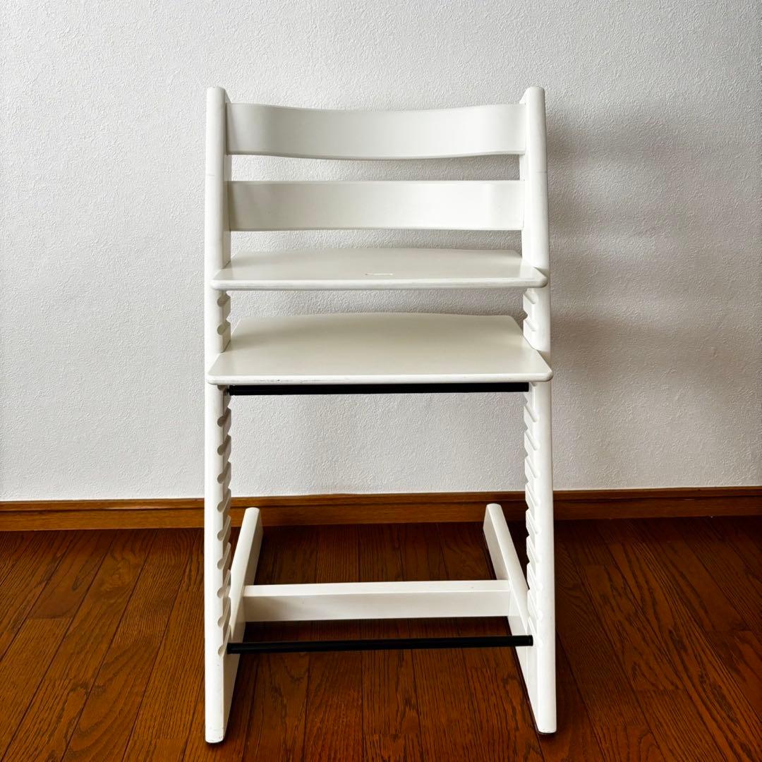 ＊綺麗＊ストッケ　トリップ トラップ　ベビーチェア+ベビーセット　ホワイト①