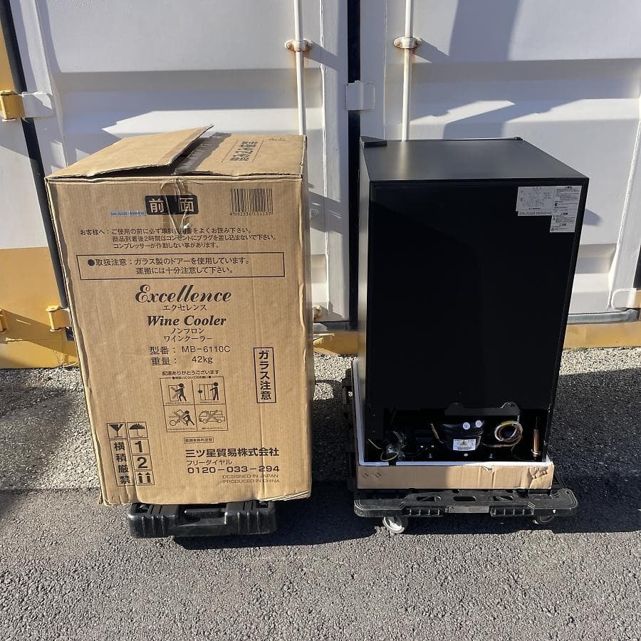 未使用■三ツ星貿易 ワインセラー 32本 エクセレンス MB-6110C