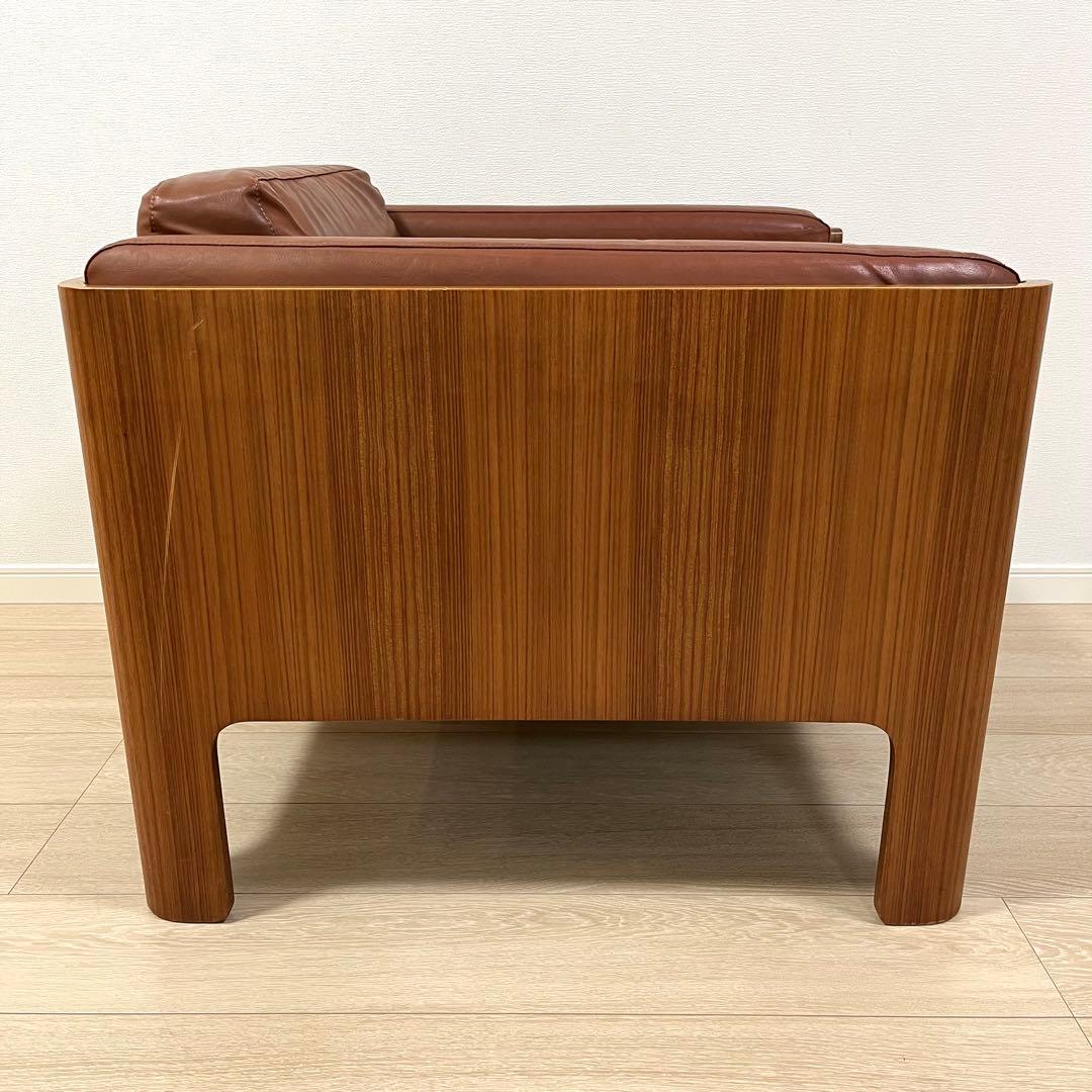 (せ34)天童木工 剣持勇デザイン Hacoチェア 1人掛けソファ イージー