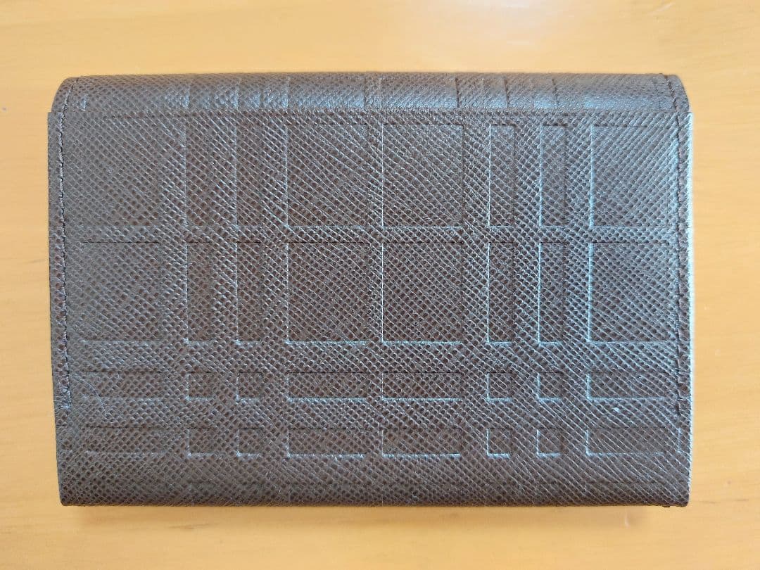 【新品未使用】BURBERRY ブラウンレザー 名刺入れ