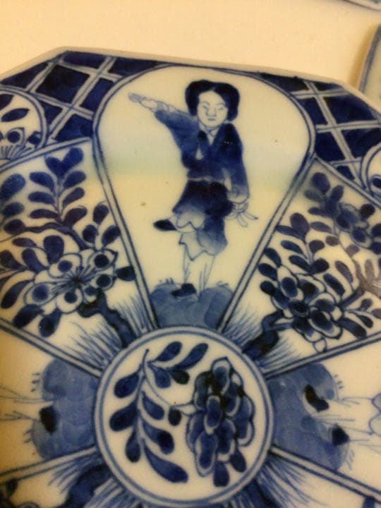 蔵出し『蔵春亭三保造』八角皿　９枚