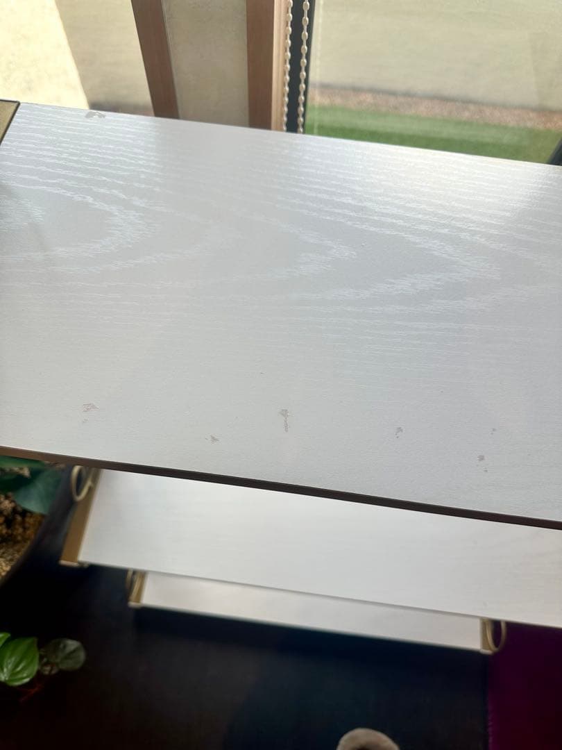 最終お値下げ‼️早い者勝ち！装飾的なアイアンフレームシェルフ 4段