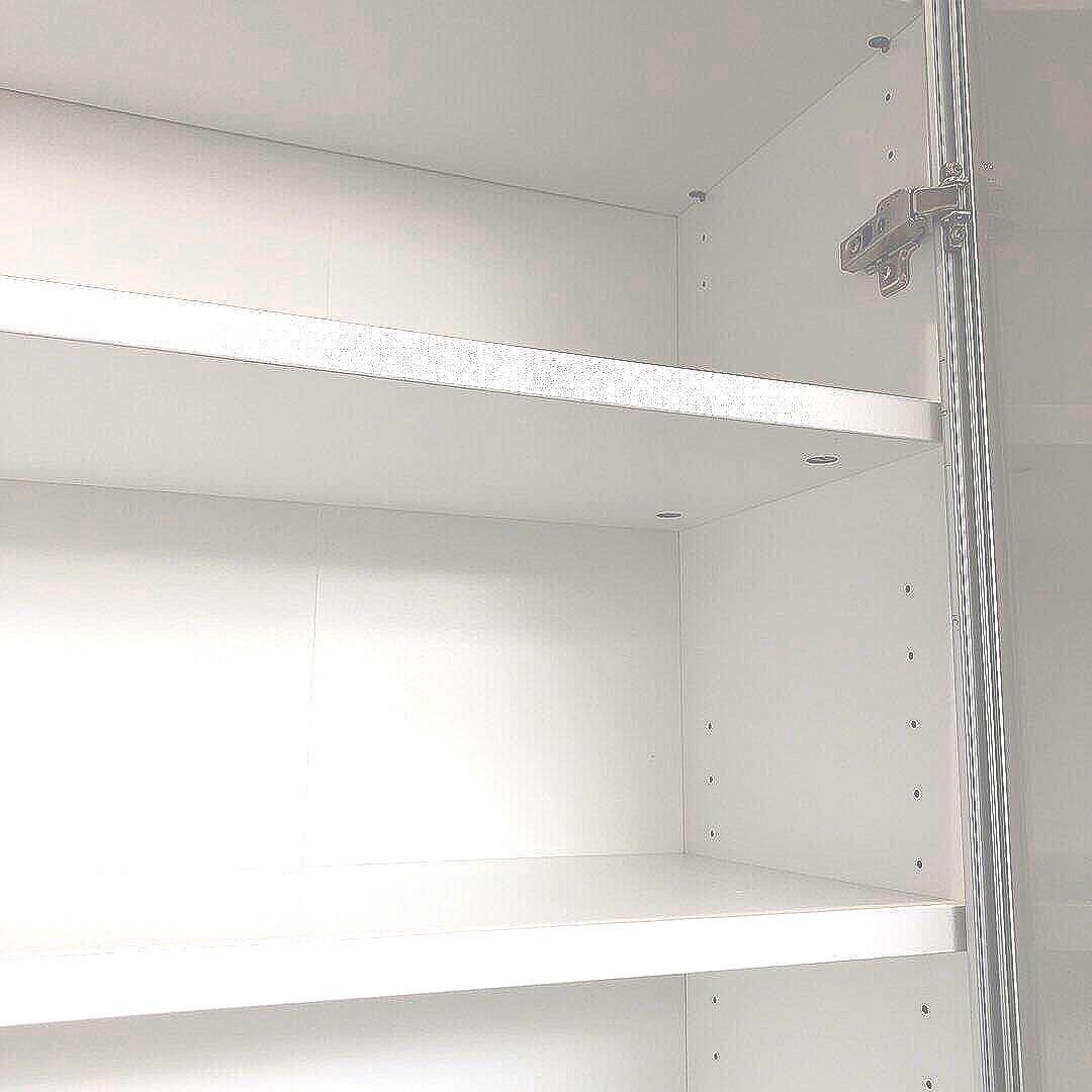 【匿名送料込】IKEAビリー / ホーグボー 本棚 ガラス扉ガラス棚板付き