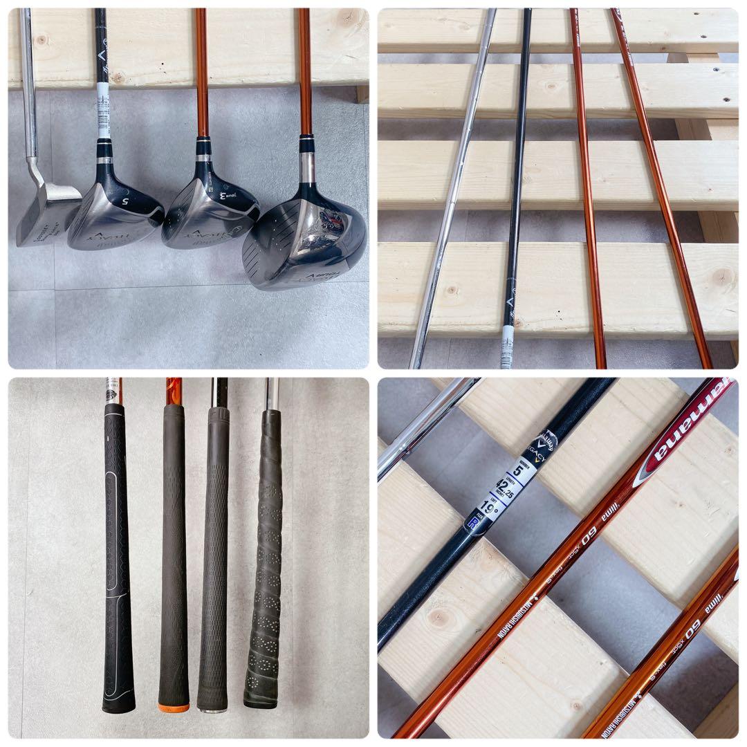 V838 キャロウェイ ゴルフクラブ メンズ フルセット レガシー 白 緑