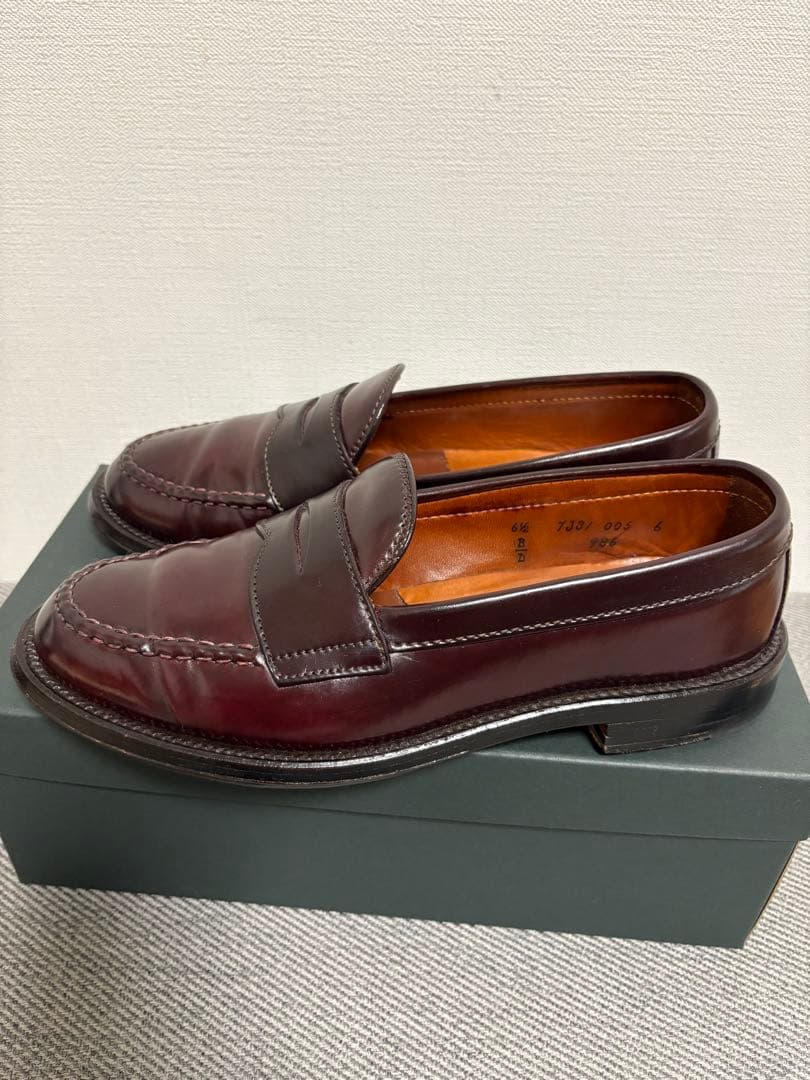 オールデン　986 ペニーローファー 6 1/2